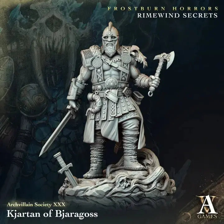 Kjartan of Bjaragoss - STL - Archvillain Games