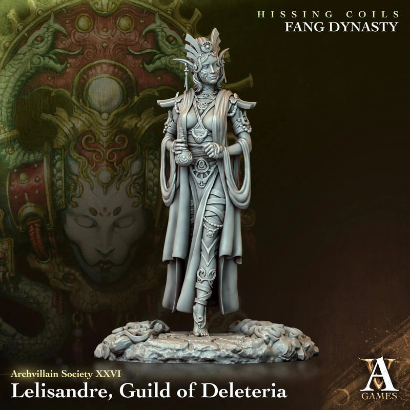 Lelisandre - Guild of Deleteria - STL - Archvillain Games