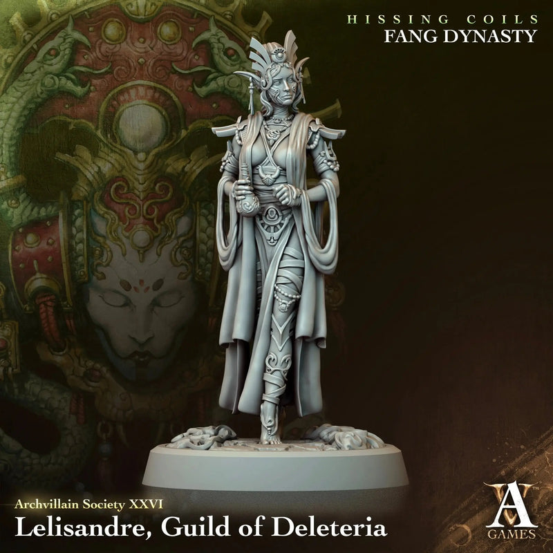 Lelisandre - Guild of Deleteria - STL - Archvillain Games