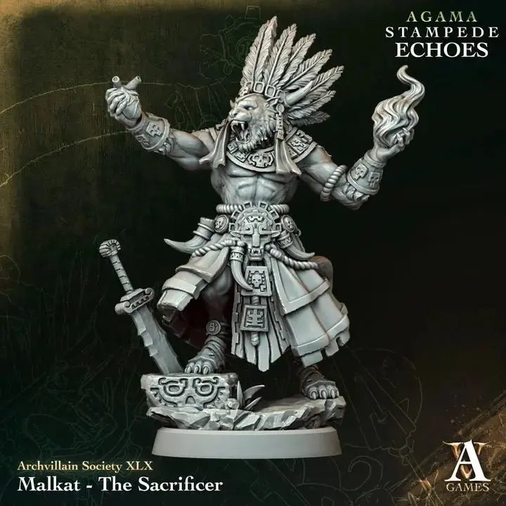 Malkat - The Sacrificer - STL - Archvillain Games