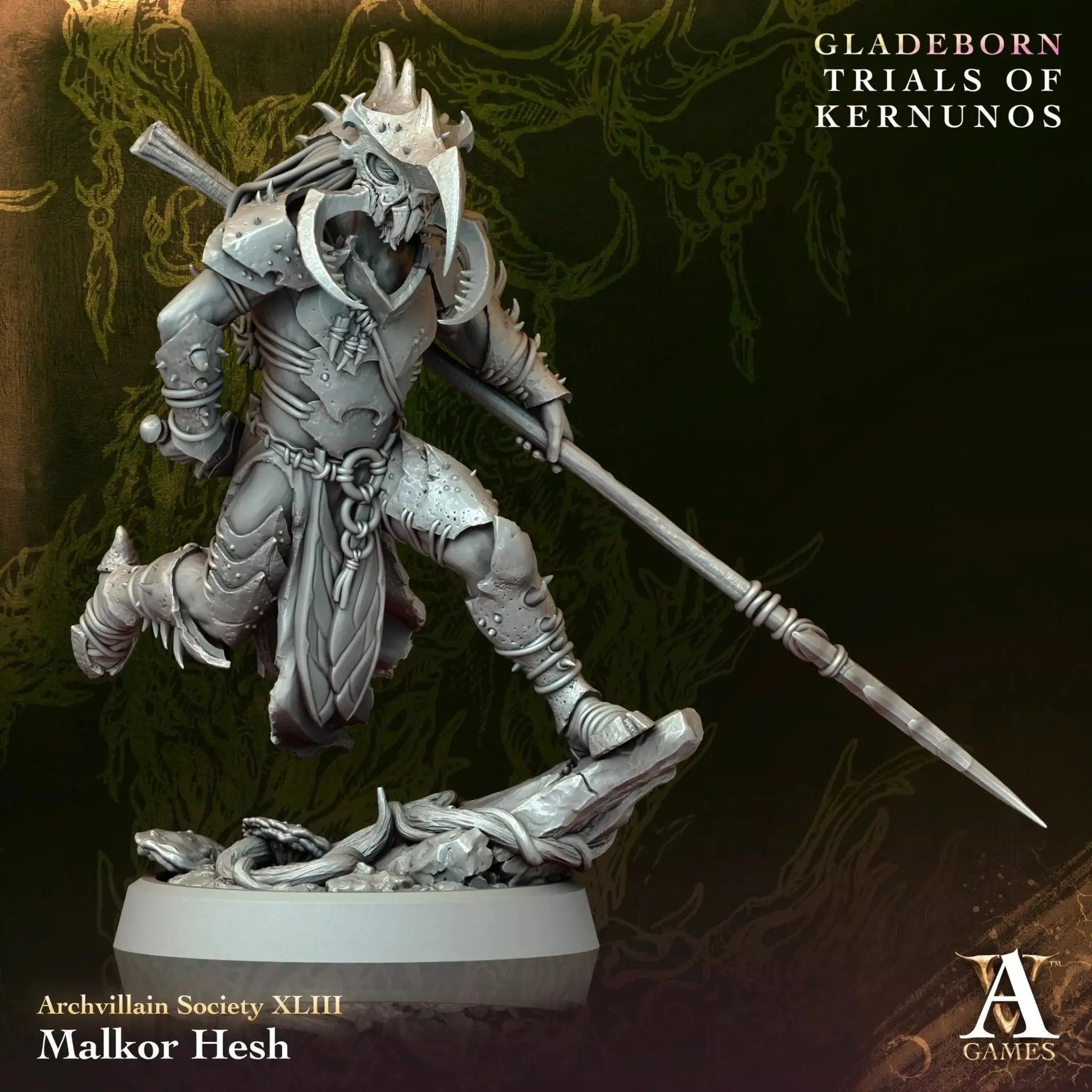Malkor Hesh - STL - Archvillain Games