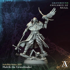 Malrik - The Gravebinder - STL - Archvillain Games