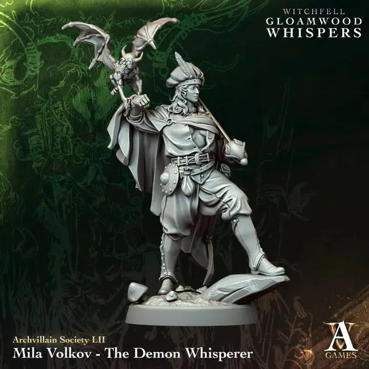 Mila Volkov - The Demon Whisperer - STL - Archvillain Games