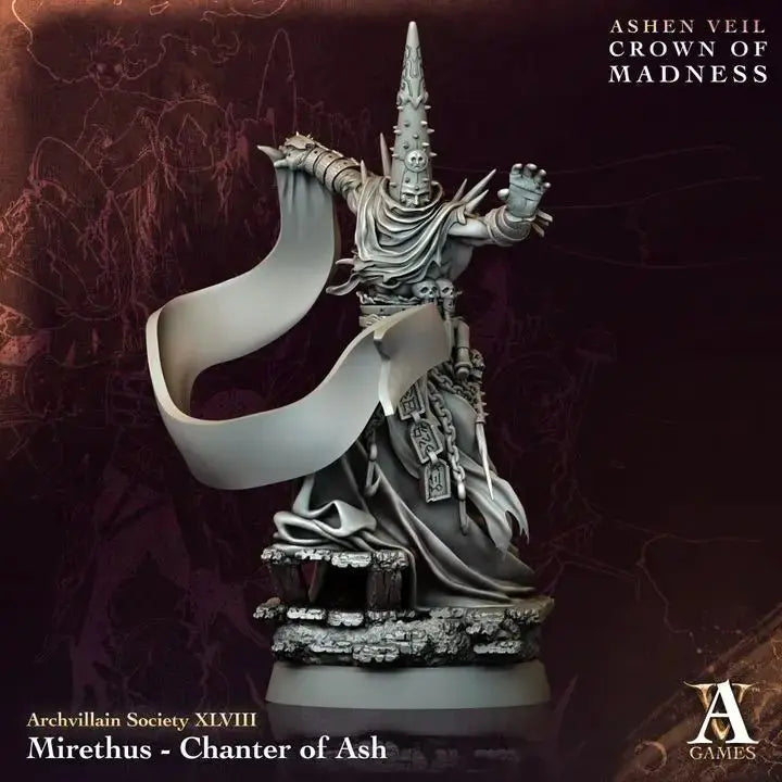 Mirethus - Chanter of Ash - STL - Archvillain Games