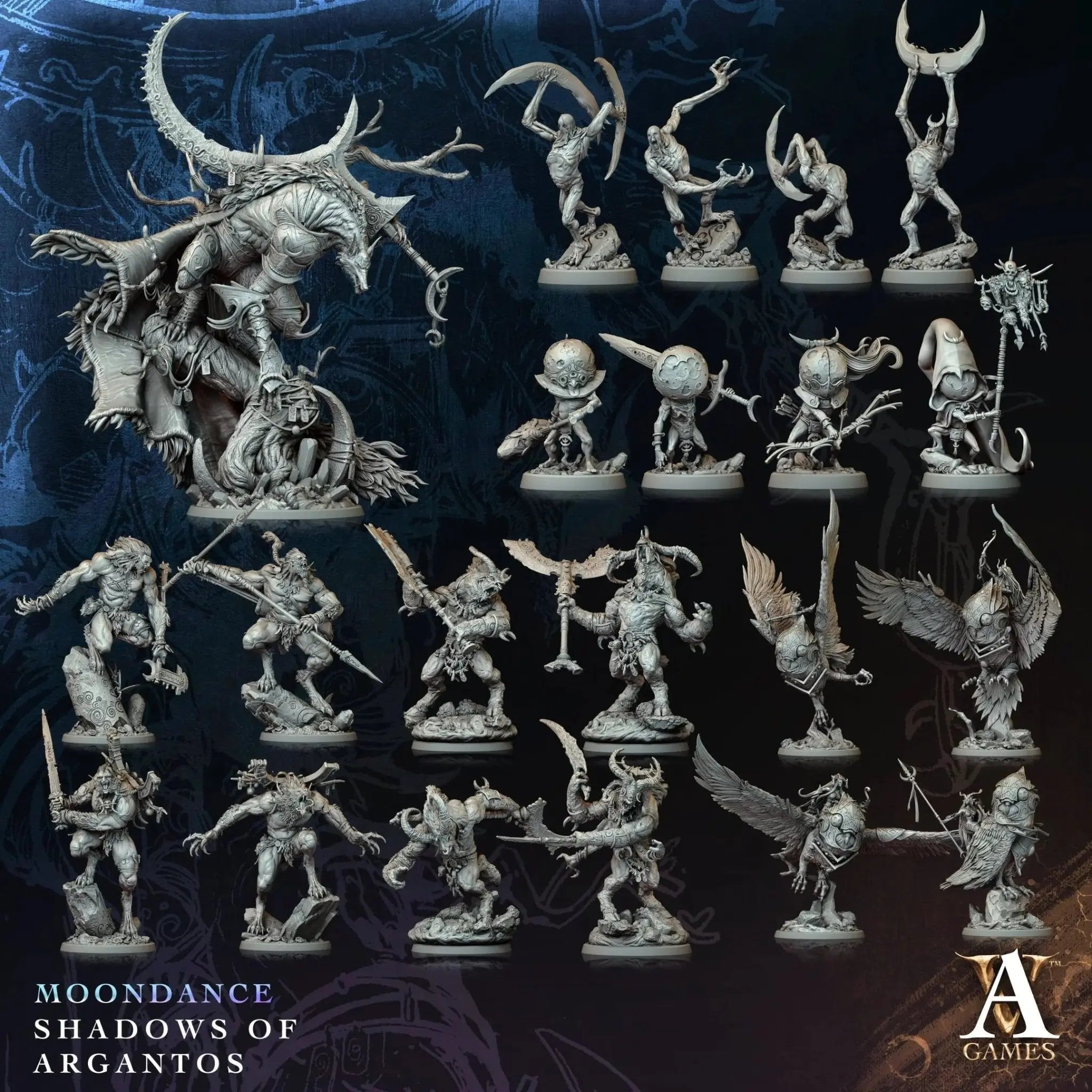 Moondance - Shadows of Argantos - STL Bundle - Archvillain Games