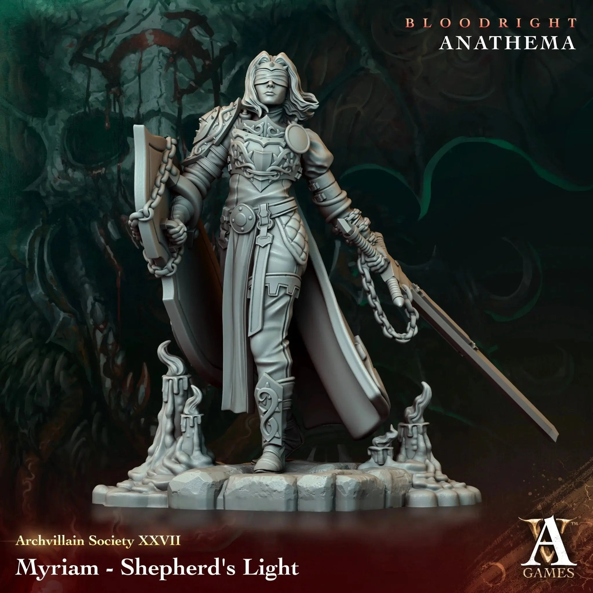 Myriam - Shepherd's Light - STL - Archvillain Games