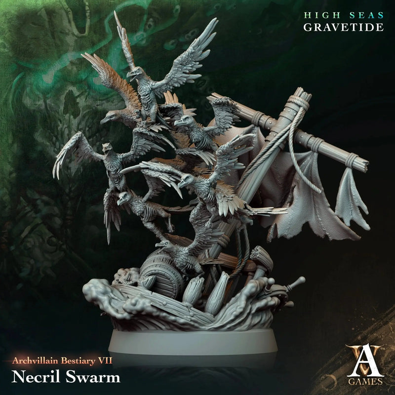 Necril Swarm - STL - Archvillain Games