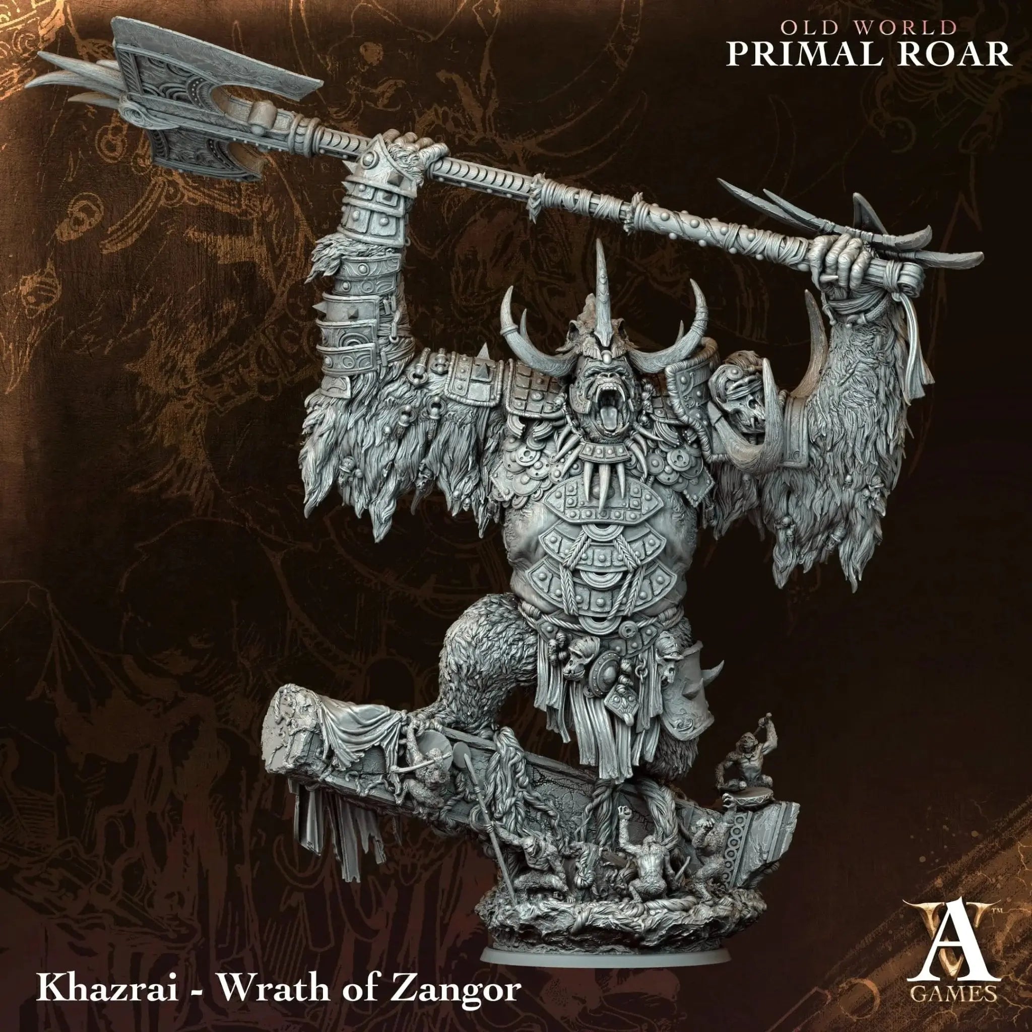 Old World - Primal Roar - STL Bundle - Archvillain Games