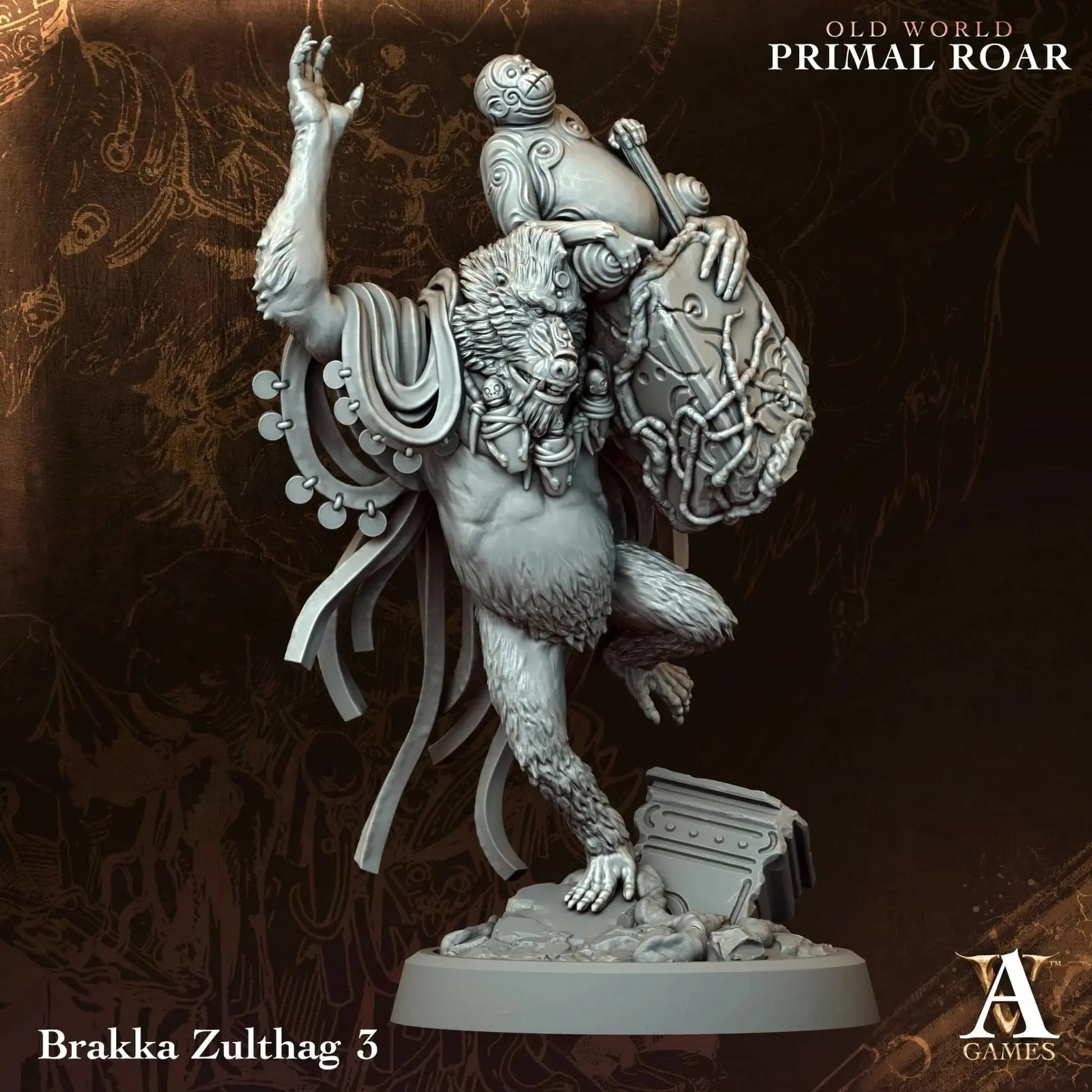 Old World - Primal Roar - STL Bundle - Archvillain Games