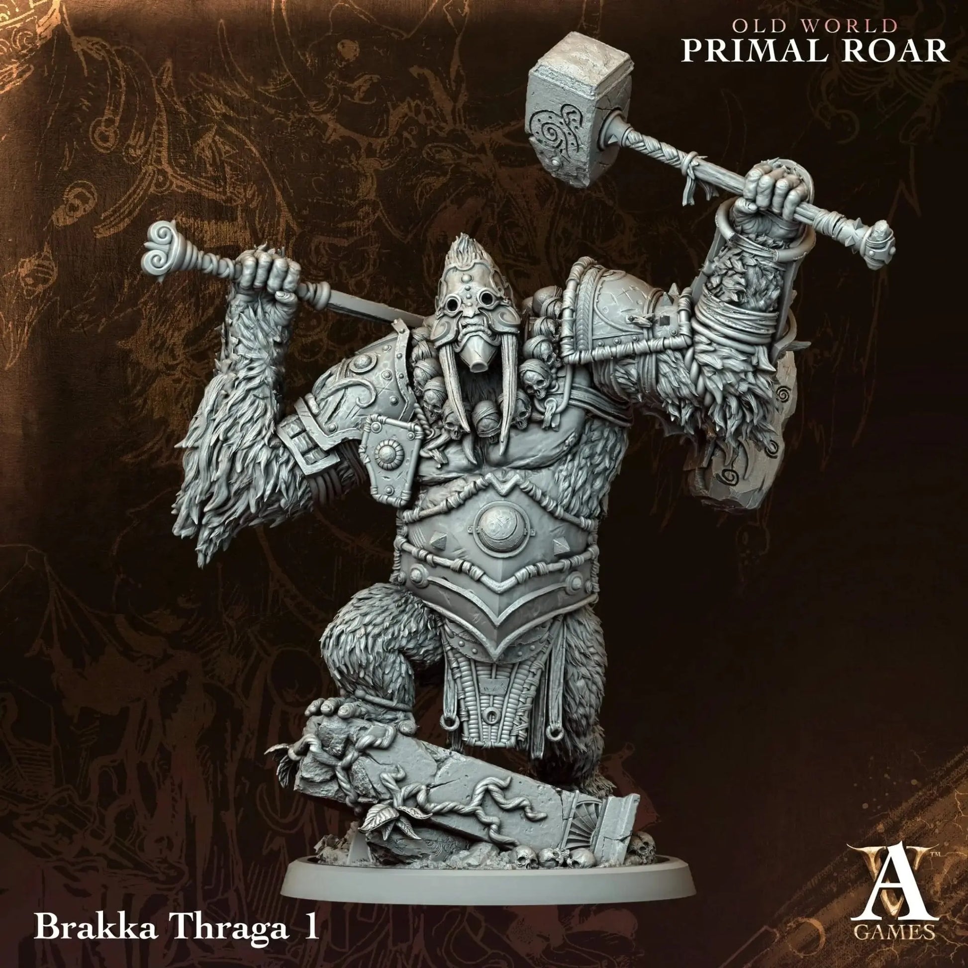 Old World - Primal Roar - STL Bundle - Archvillain Games