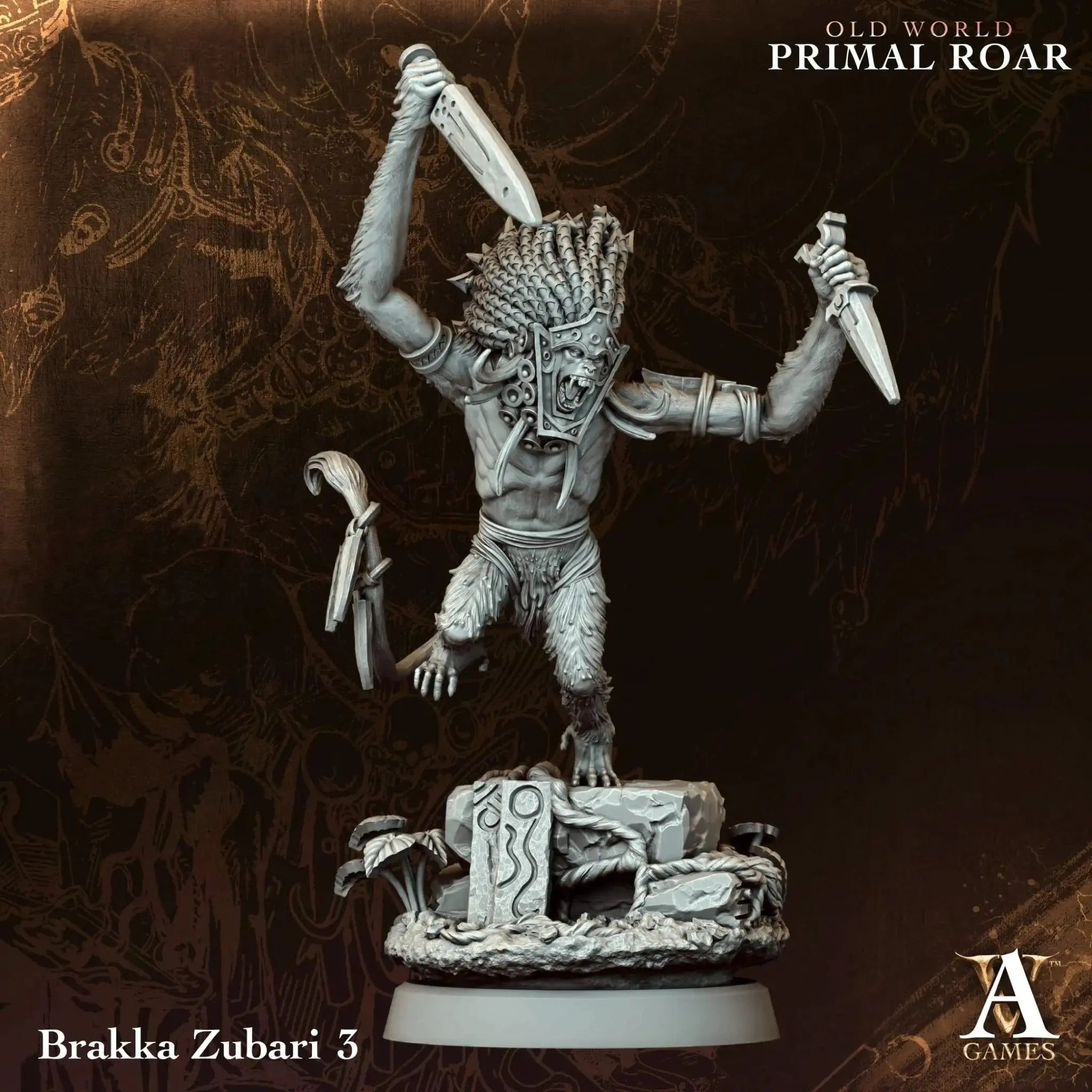 Old World - Primal Roar - STL Bundle - Archvillain Games