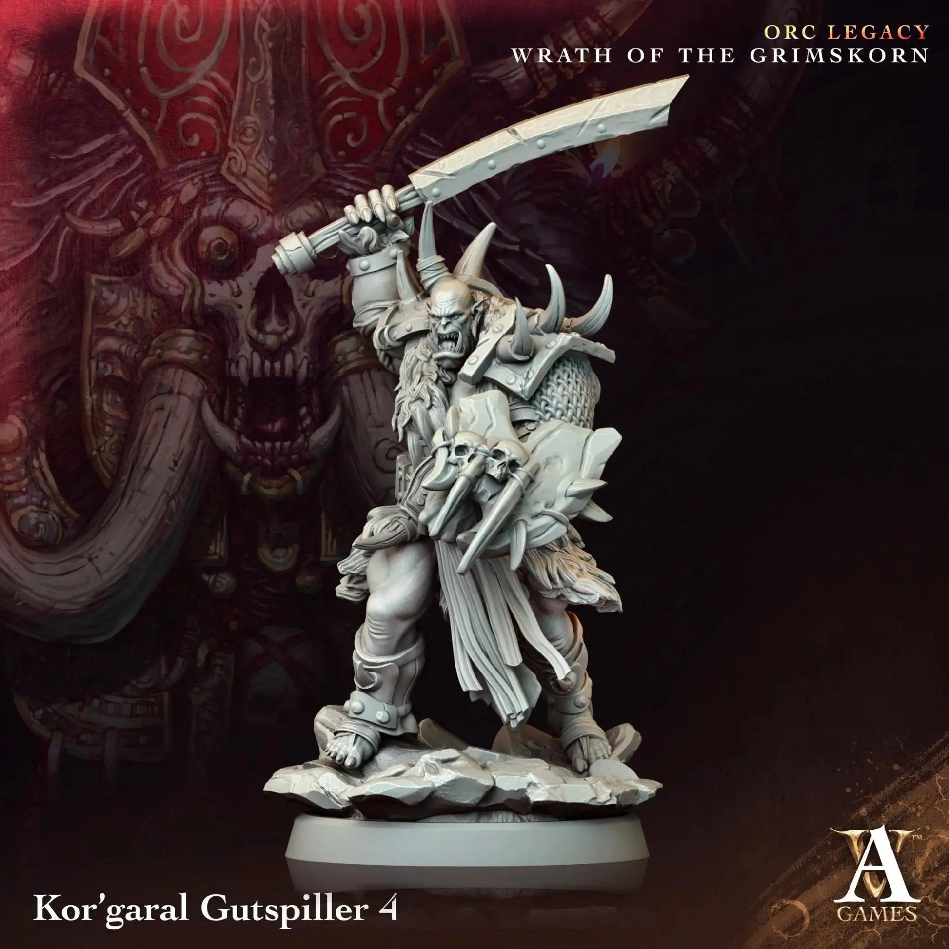 Orc Legacy - Wrath of the Grimskorn - STL Bundle - Archvillain Games