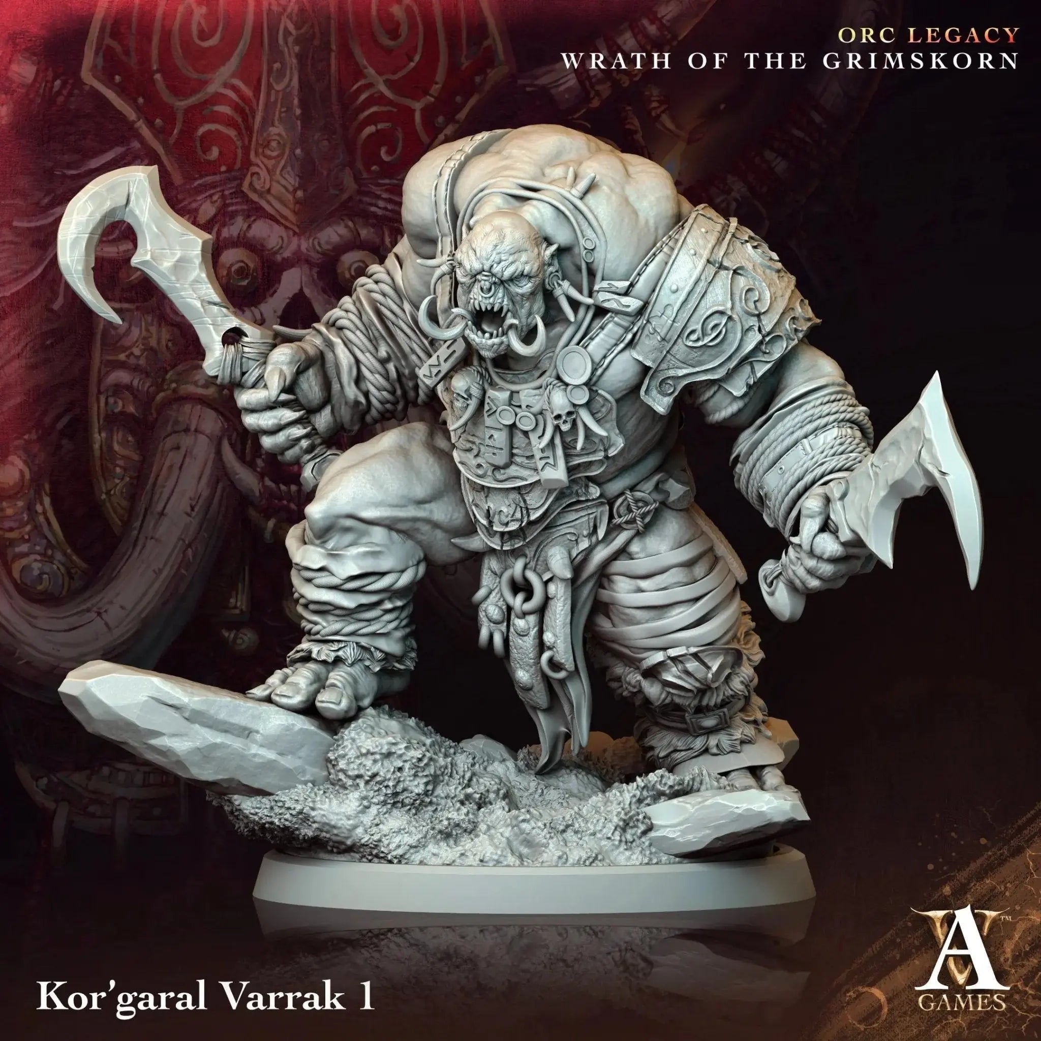 Orc Legacy - Wrath of the Grimskorn - STL Bundle - Archvillain Games