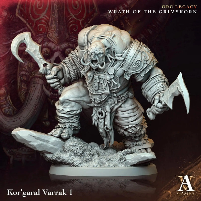 Orc Legacy - Wrath of the Grimskorn - STL Bundle - Archvillain Games