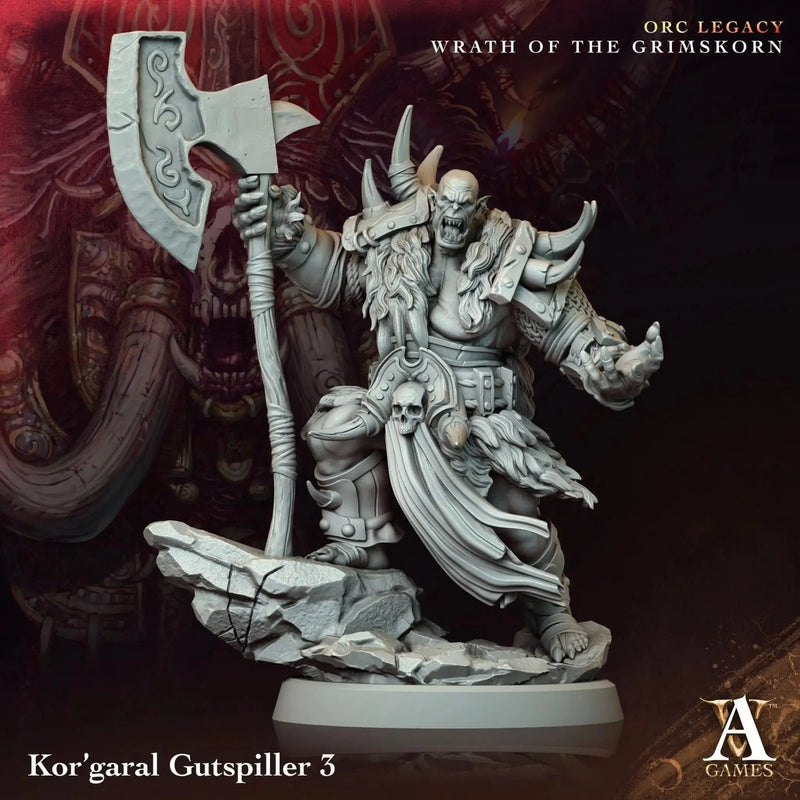 Orc Legacy - Wrath of the Grimskorn - STL Bundle - Archvillain Games