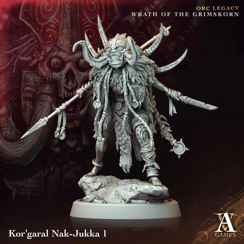 Orc Legacy - Wrath of the Grimskorn - STL Bundle - Archvillain Games