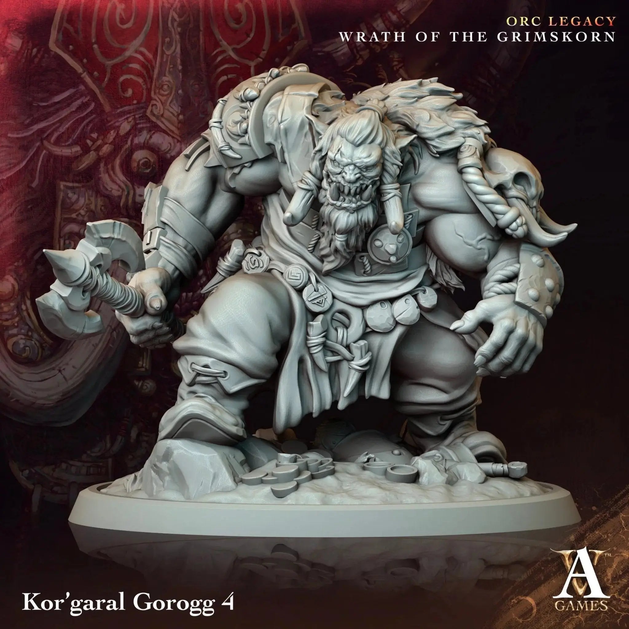 Orc Legacy - Wrath of the Grimskorn - STL Bundle - Archvillain Games
