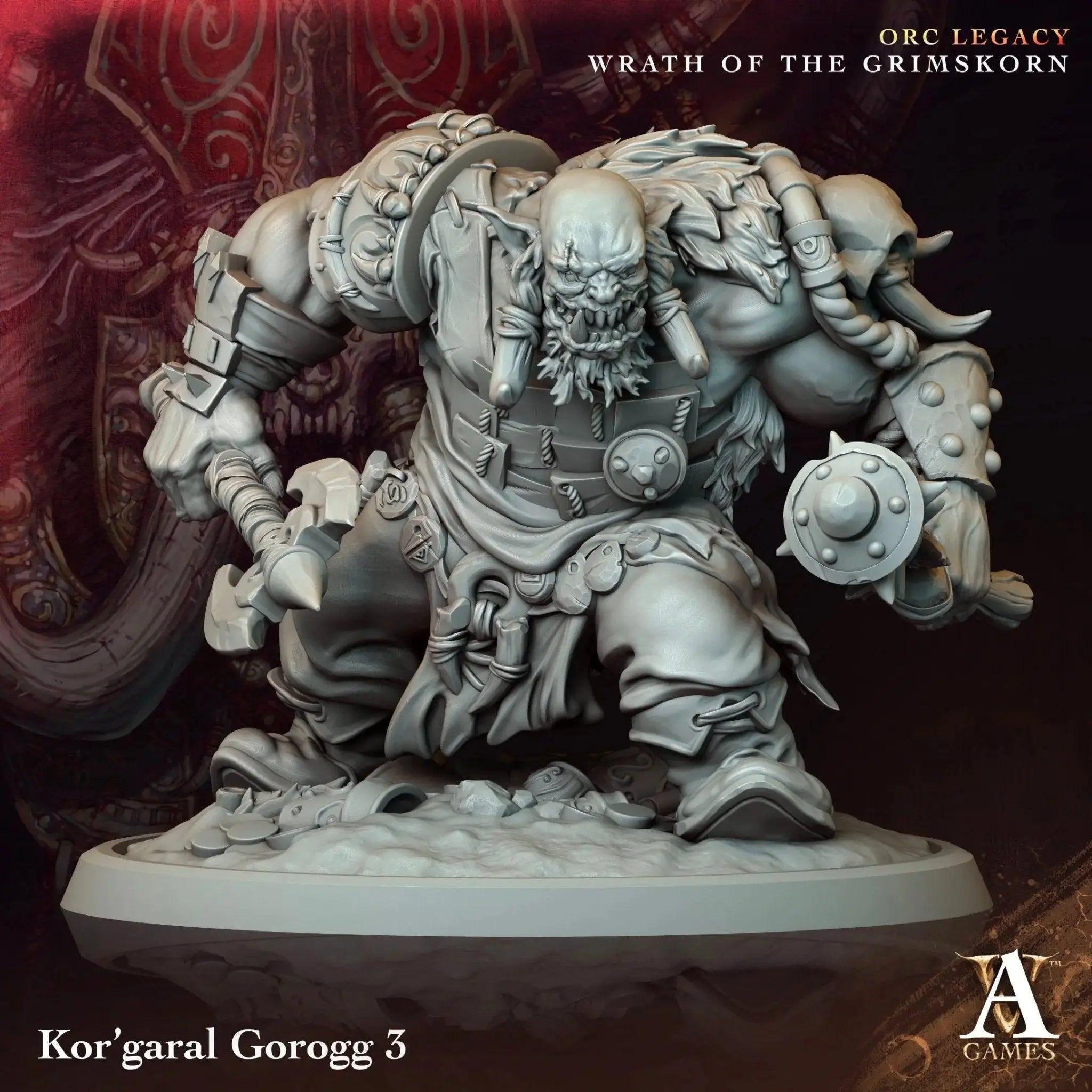 Orc Legacy - Wrath of the Grimskorn - STL Bundle - Archvillain Games