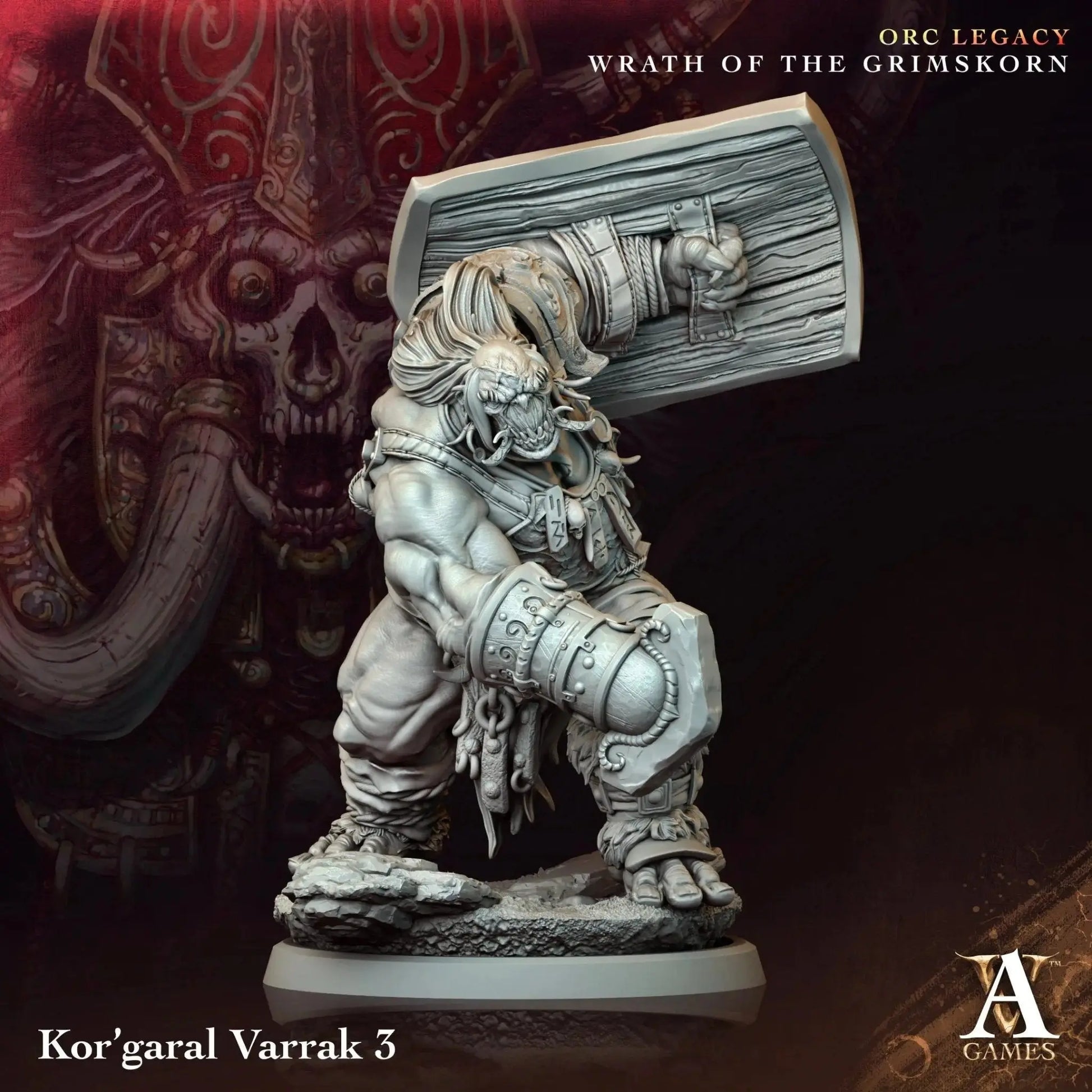 Orc Legacy - Wrath of the Grimskorn - STL Bundle - Archvillain Games
