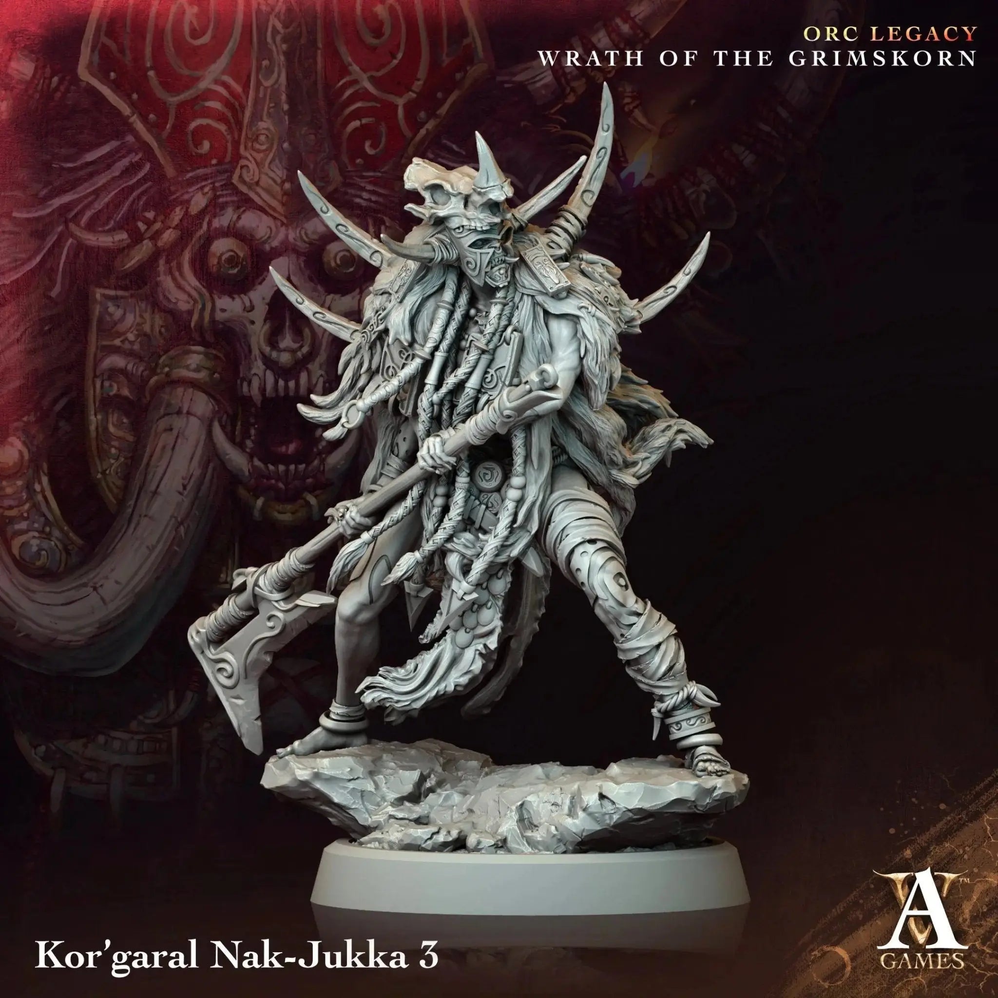 Orc Legacy - Wrath of the Grimskorn - STL Bundle - Archvillain Games