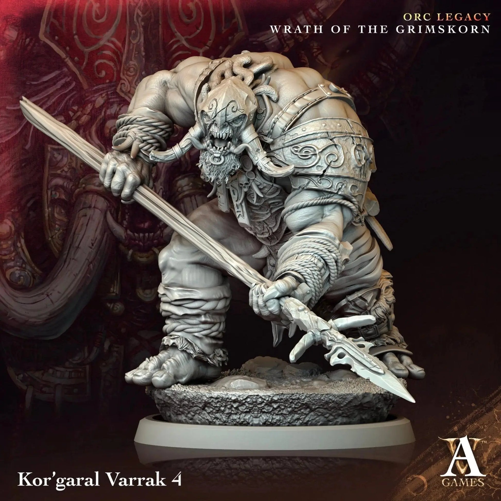 Orc Legacy - Wrath of the Grimskorn - STL Bundle - Archvillain Games