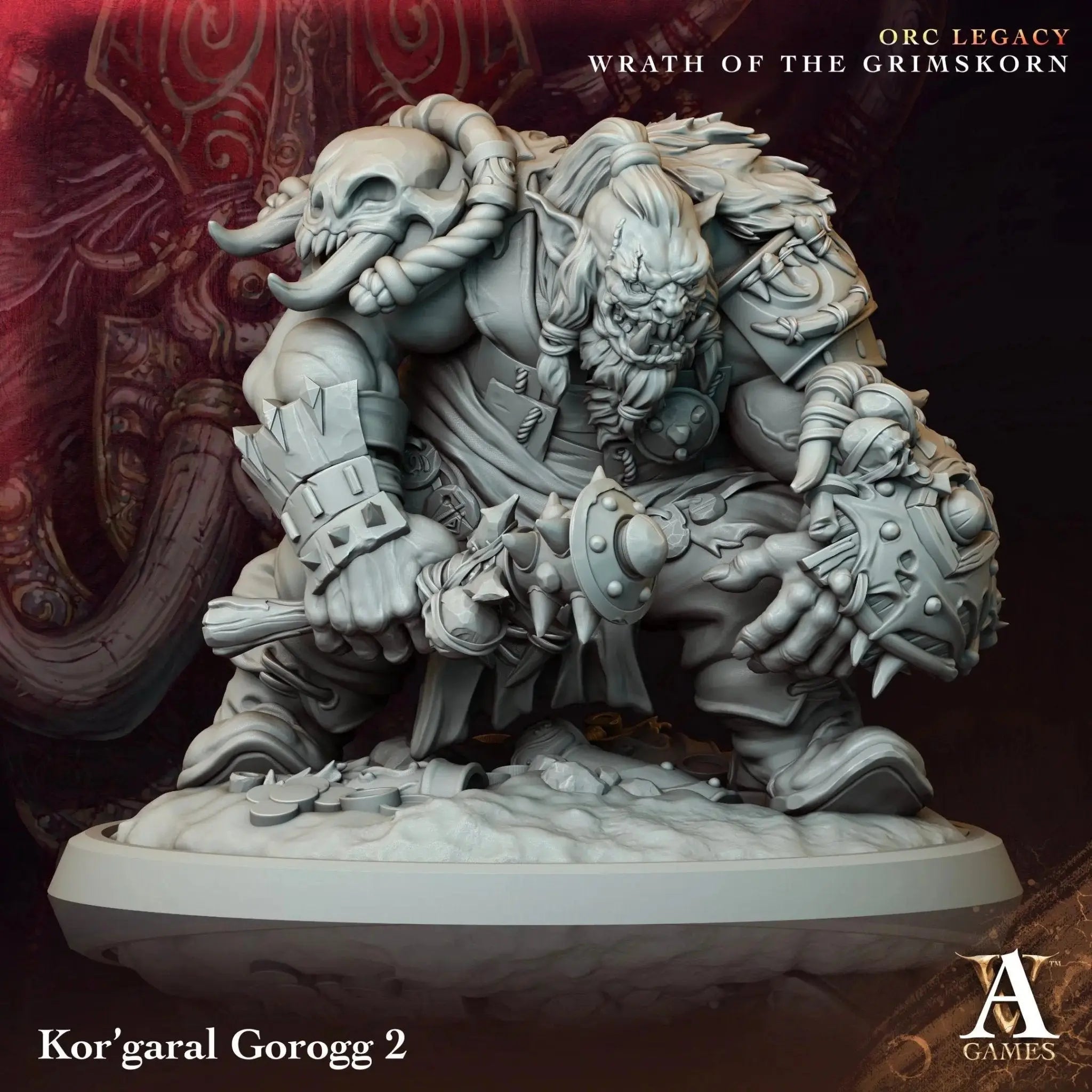 Orc Legacy - Wrath of the Grimskorn - STL Bundle - Archvillain Games