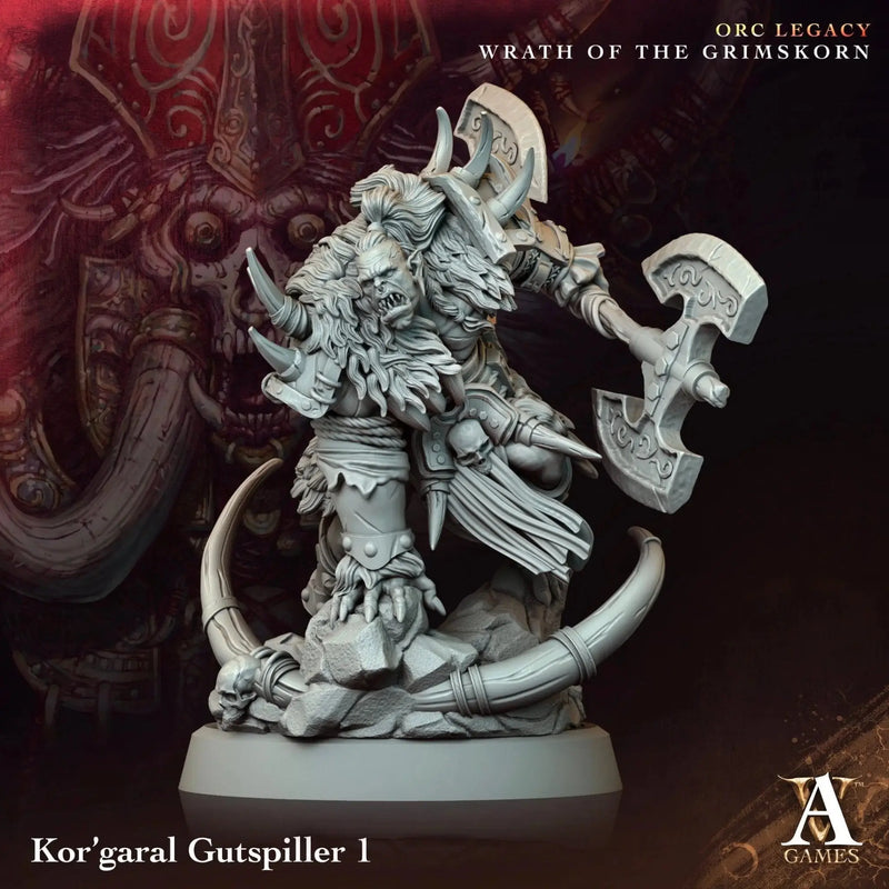 Orc Legacy - Wrath of the Grimskorn - STL Bundle - Archvillain Games