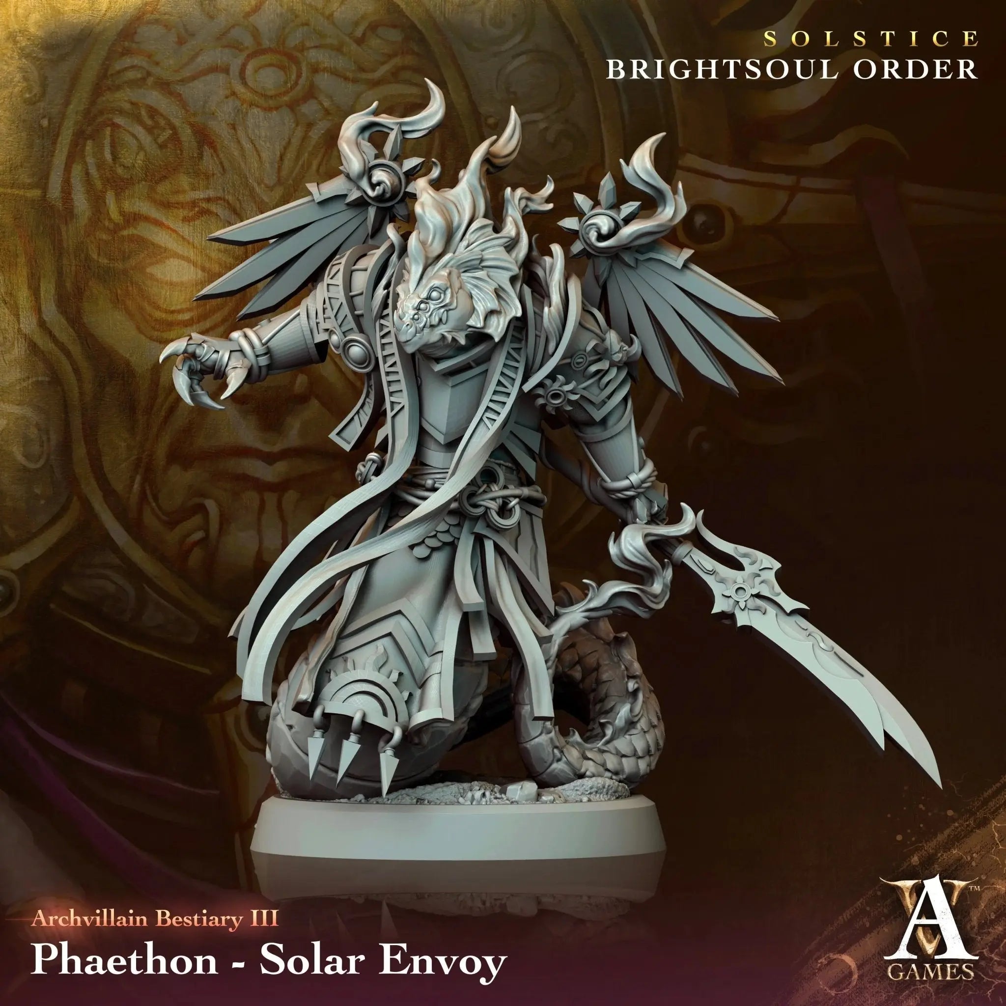 Phaethon - Solar Envoy - STL - Archvillain Games