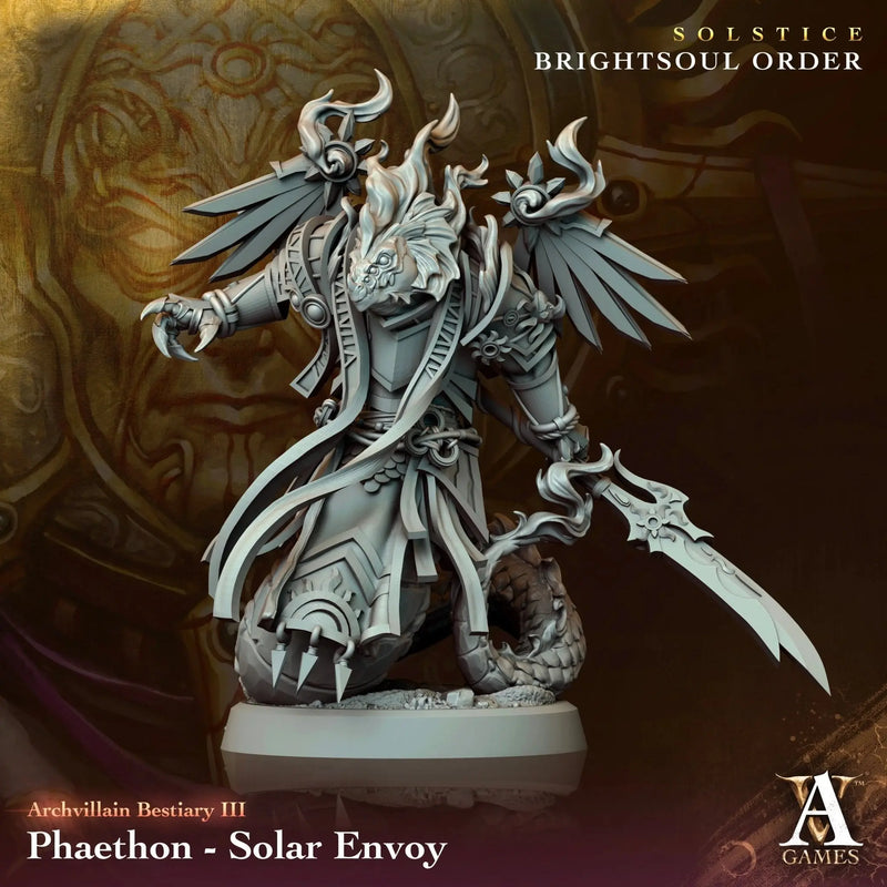 Phaethon - Solar Envoy - STL - Archvillain Games