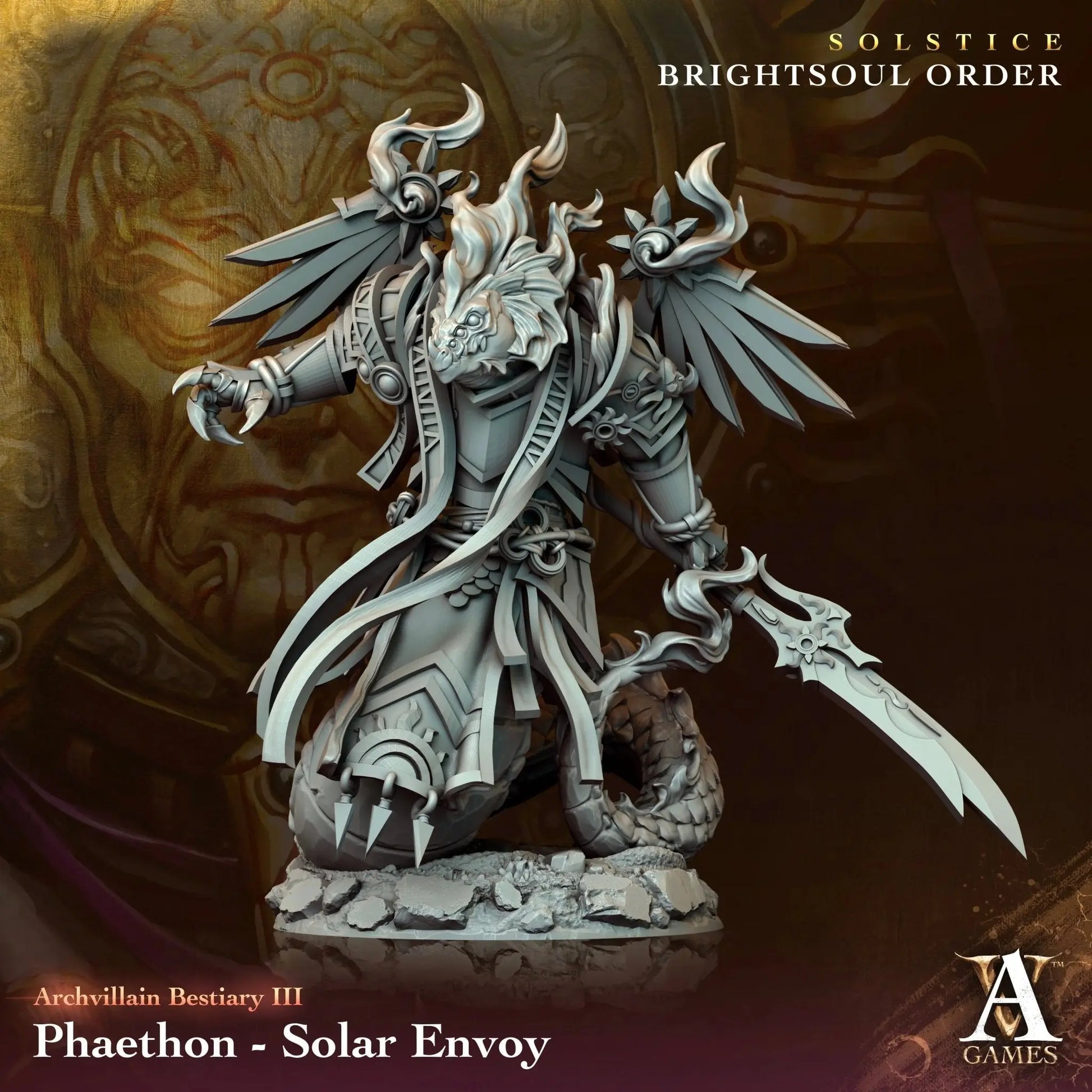 Phaethon - Solar Envoy - STL - Archvillain Games