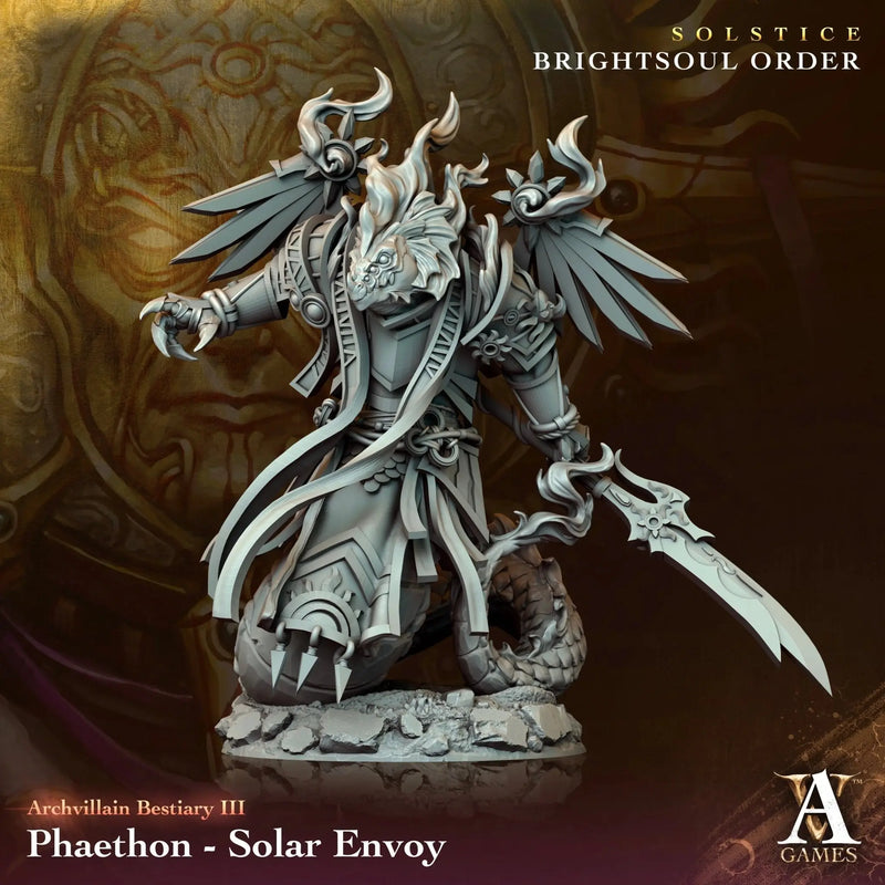 Phaethon - Solar Envoy - STL - Archvillain Games