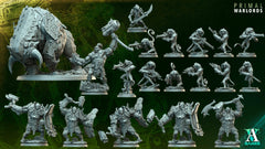 Primal Warlords STL Bundle - Archvillain Games