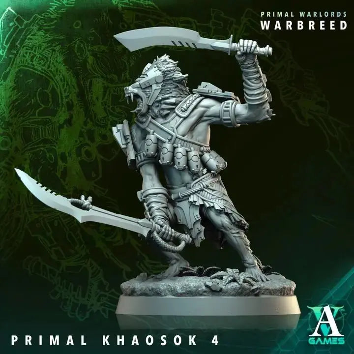 Primal Warlords - Warbreed - STL Bundle - Archvillain Games