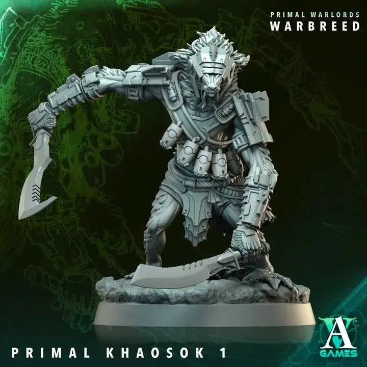 Primal Warlords - Warbreed - STL Bundle - Archvillain Games
