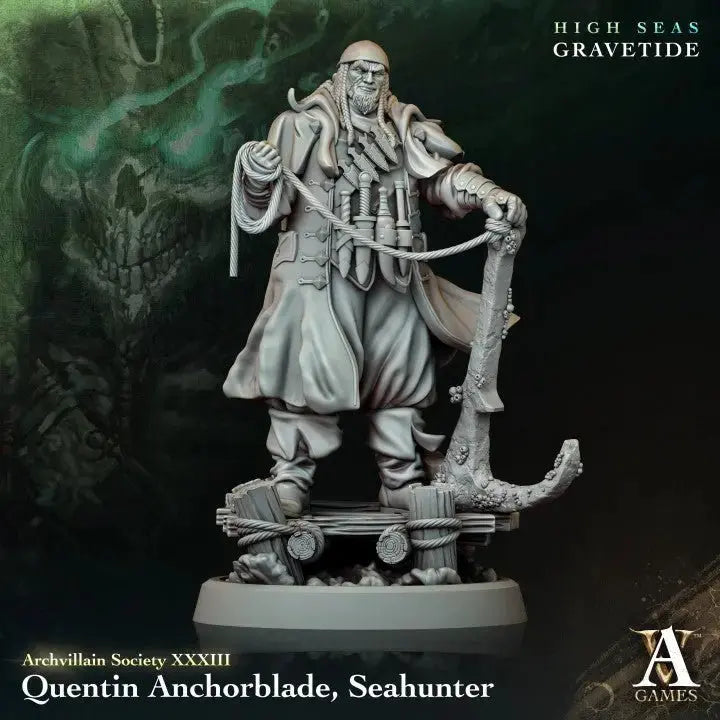 Quentin Anchorblade - Seahunter - STL - Archvillain Games