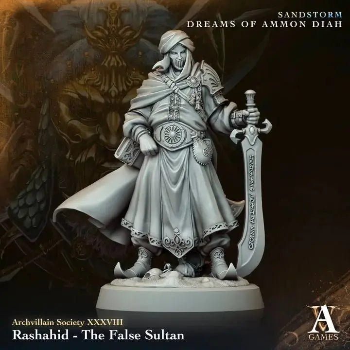 Rashahid - The False Sultan - STL - Archvillain Games