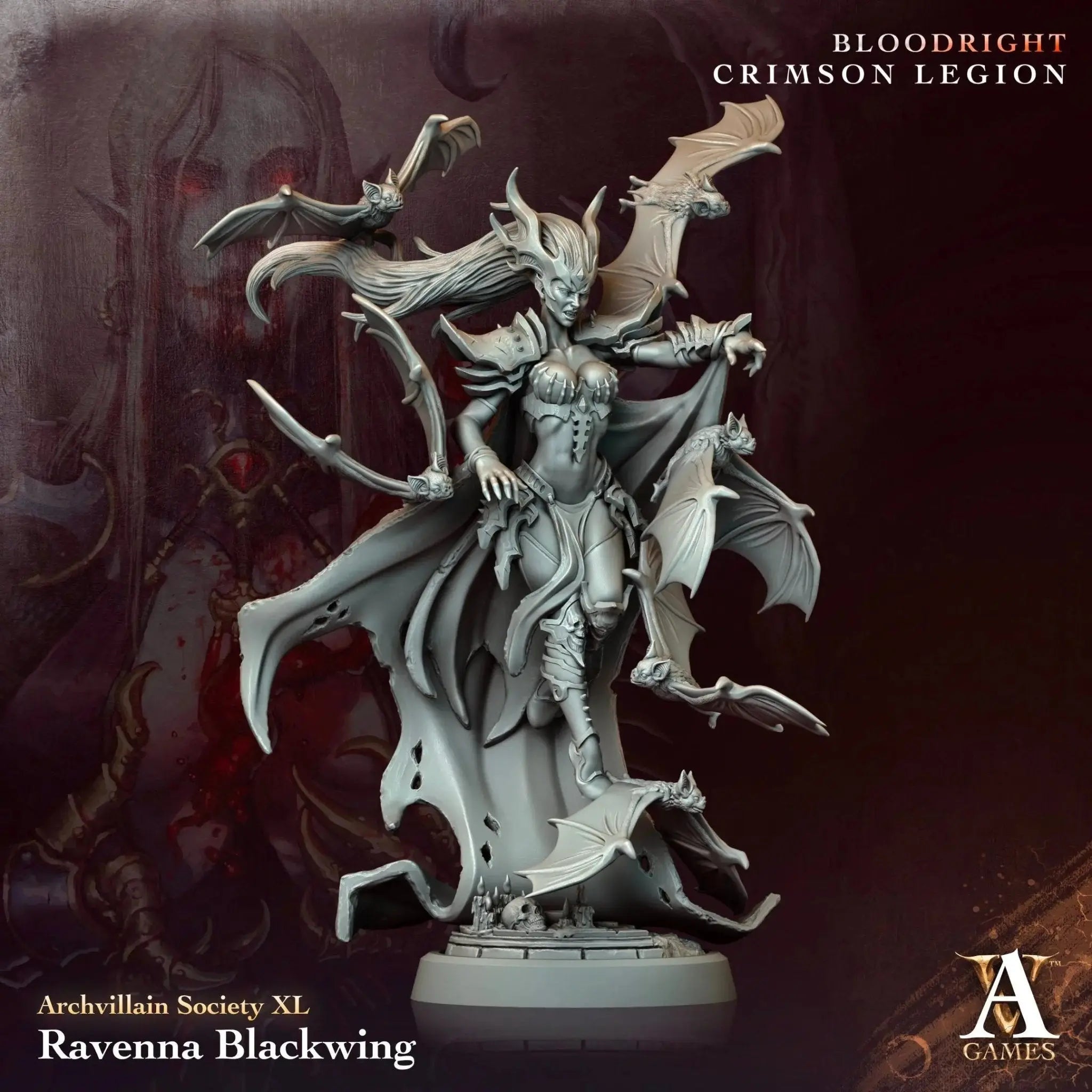 Ravenna Blackwing - STL - Archvillain Games
