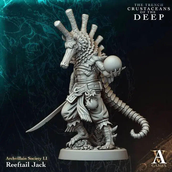 Reeftail Jack - STL - Archvillain Games
