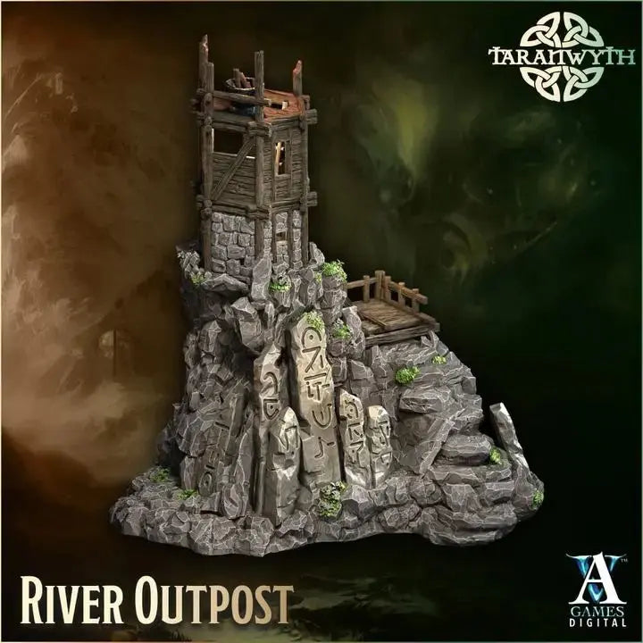 River Outpost - STL - Archvillain Games