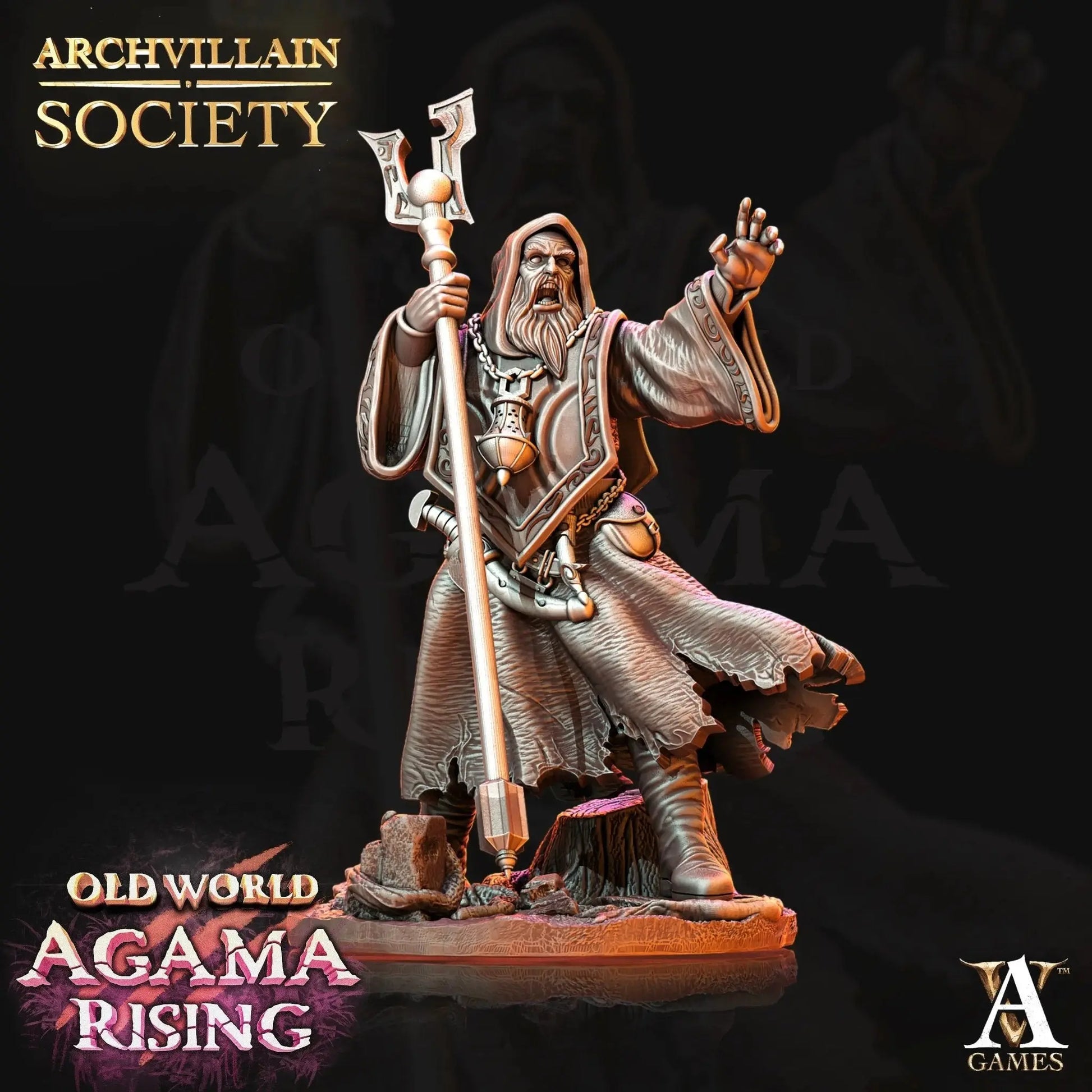 Rupert - Mage Fanatic - STL - Archvillain Games