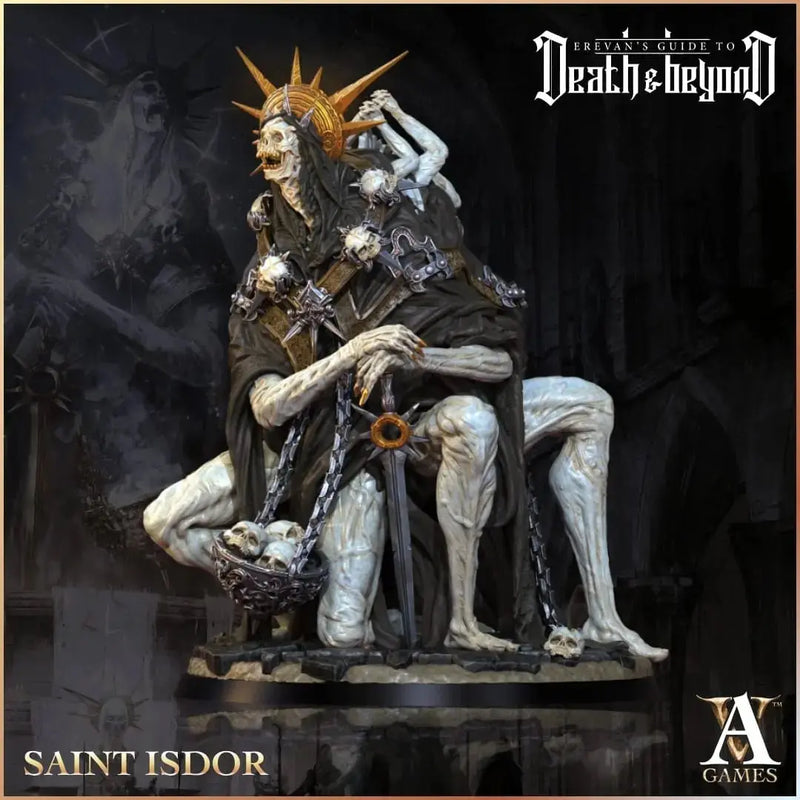 Saint Isdor - Digital Miniature STL - Archvillain Games