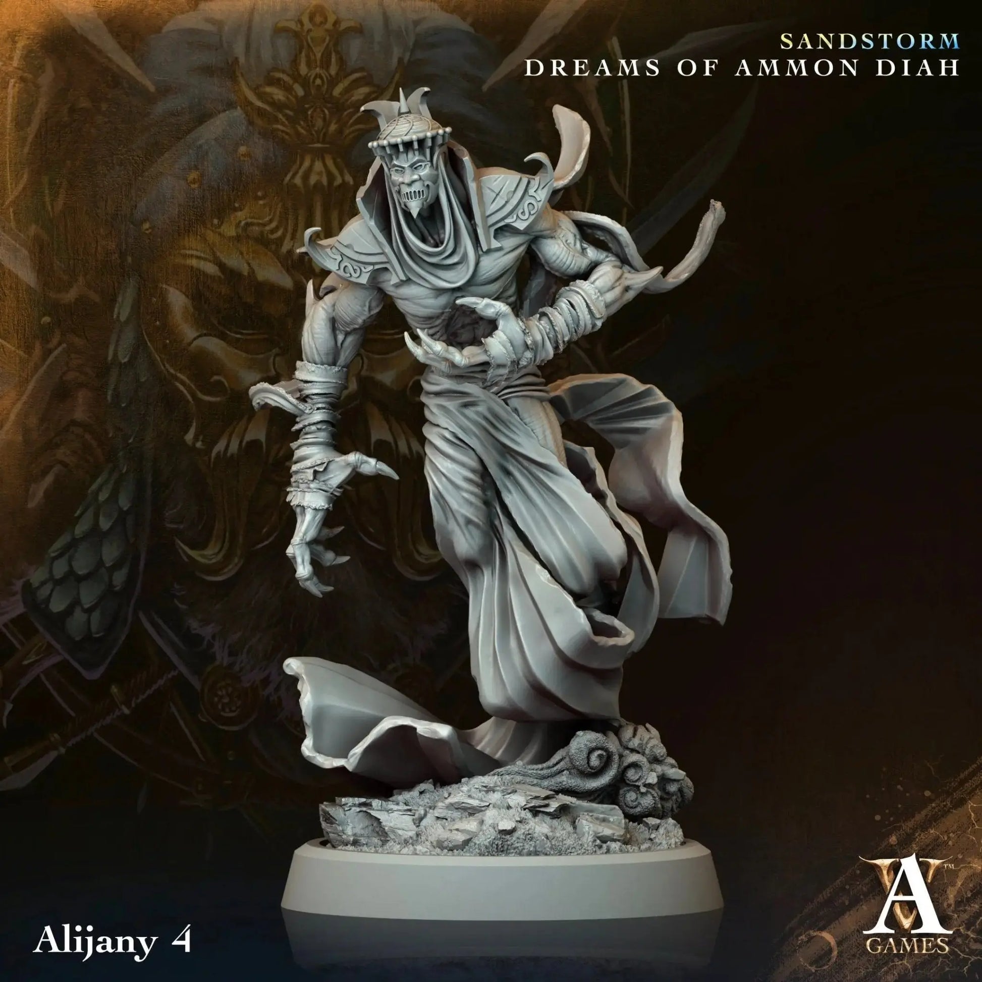 Sandstorm - Dreams of Ammon Diah - STL Bundle - Archvillain Games
