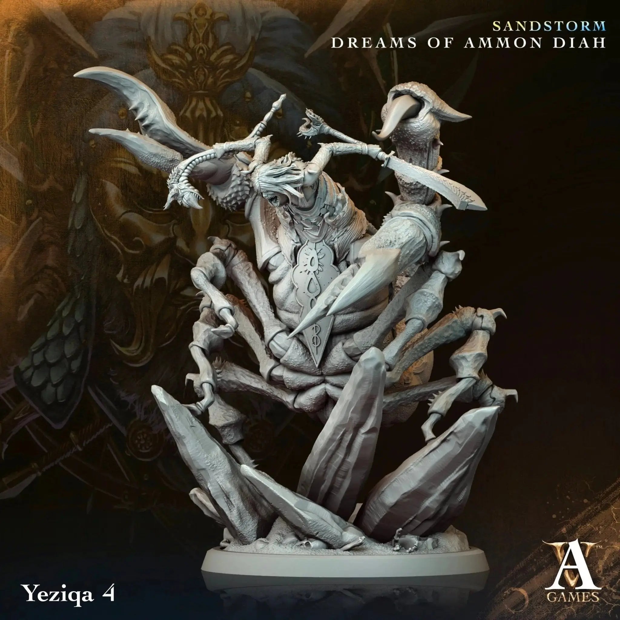 Sandstorm - Dreams of Ammon Diah - STL Bundle - Archvillain Games