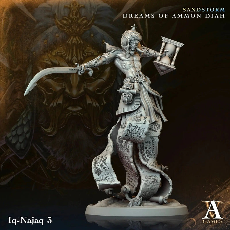 Sandstorm - Dreams of Ammon Diah - STL Bundle - Archvillain Games