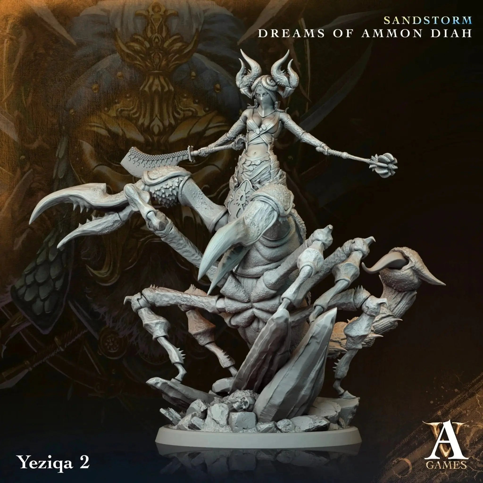 Sandstorm - Dreams of Ammon Diah - STL Bundle - Archvillain Games