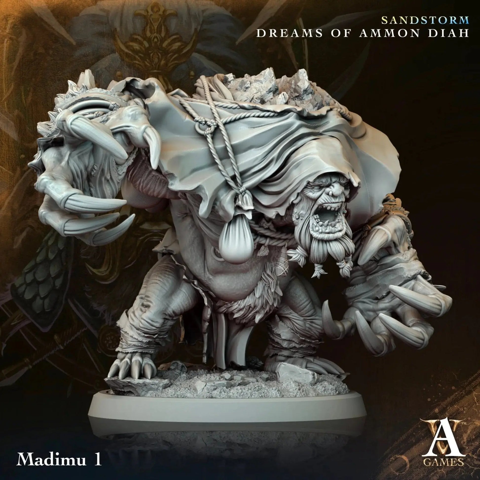 Sandstorm - Dreams of Ammon Diah - STL Bundle - Archvillain Games