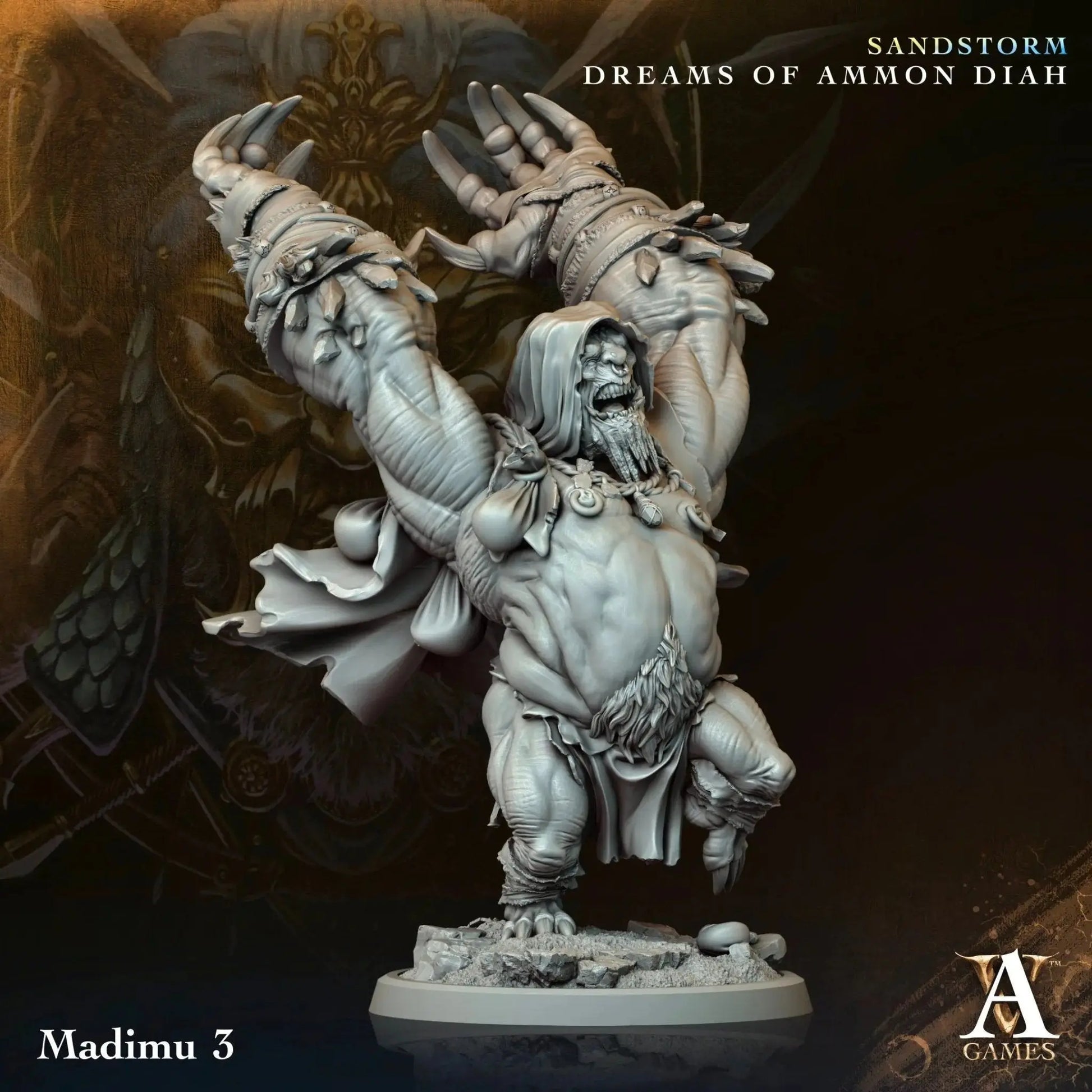 Sandstorm - Dreams of Ammon Diah - STL Bundle - Archvillain Games