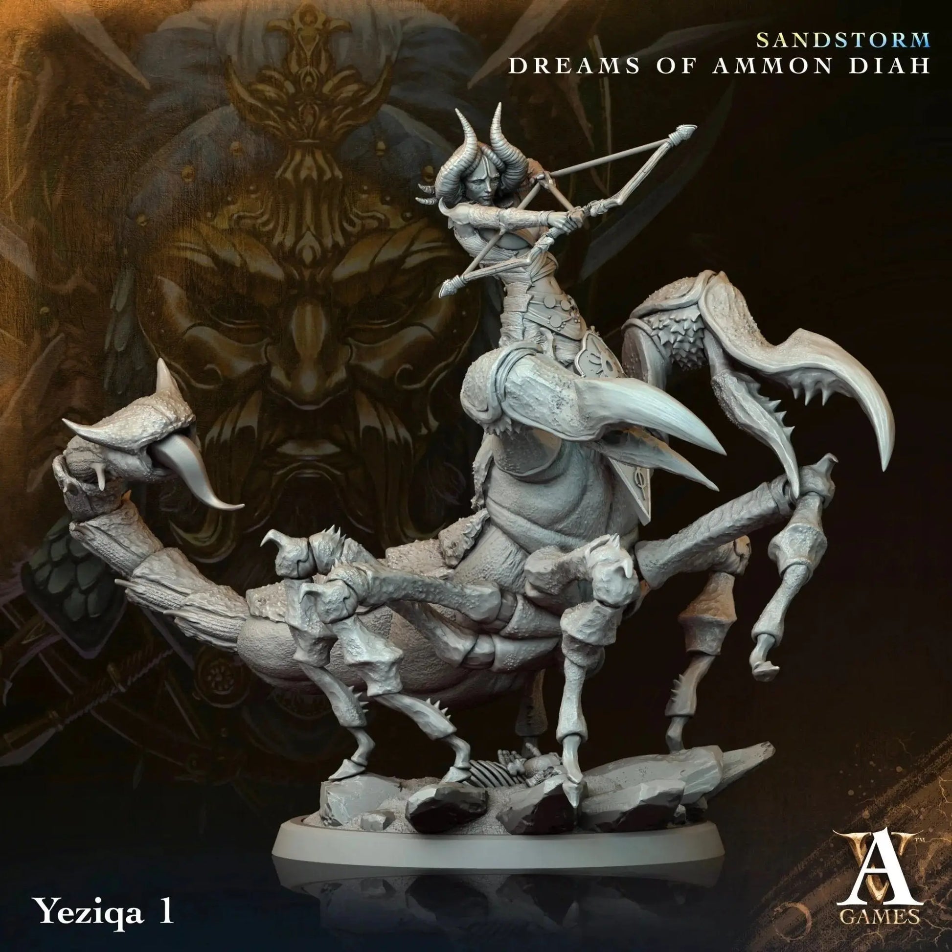 Sandstorm - Dreams of Ammon Diah - STL Bundle - Archvillain Games