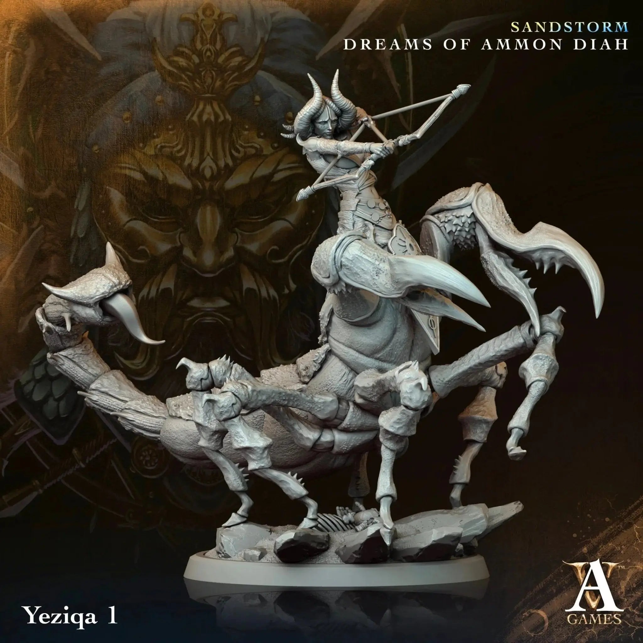 Sandstorm - Dreams of Ammon Diah - STL Bundle - Archvillain Games