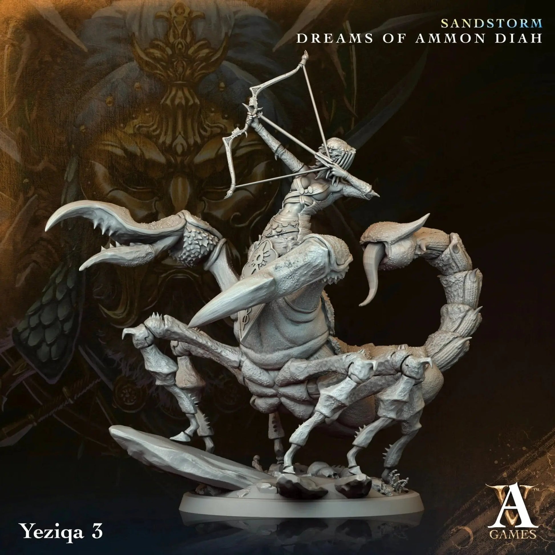 Sandstorm - Dreams of Ammon Diah - STL Bundle - Archvillain Games